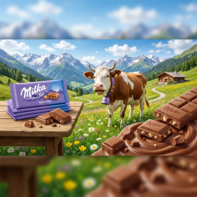 Publicité Milka